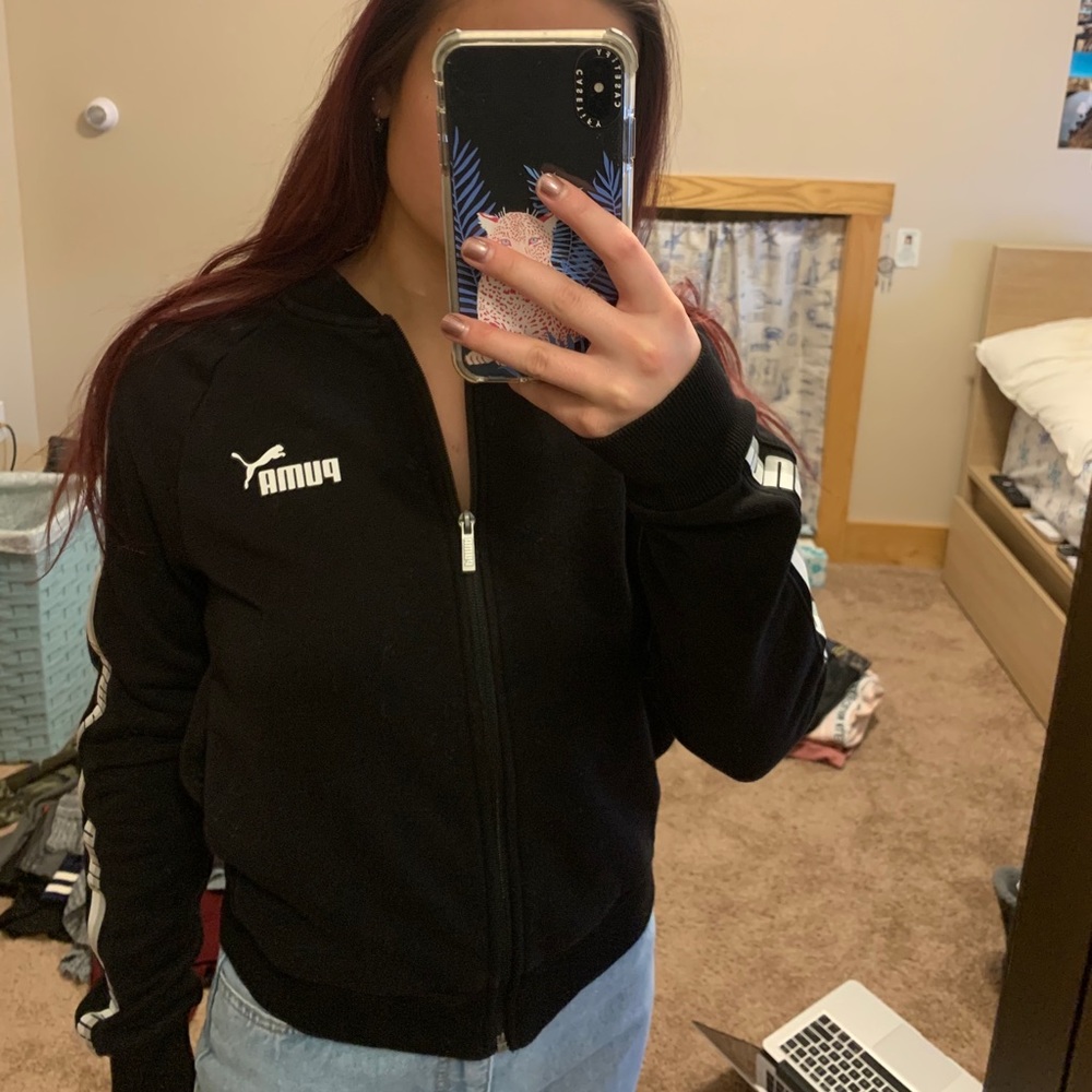 Black Puma Zip Up.